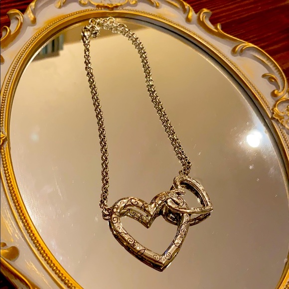 Brighton Jewelry - Brighton necklace with two hearts